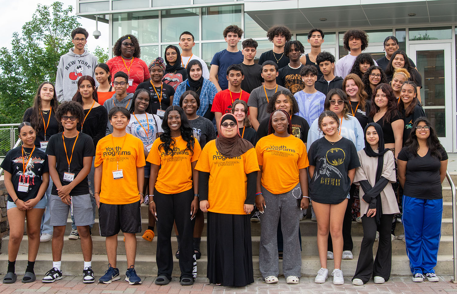 Students participating in the Summer Youth Program at William Paterson University