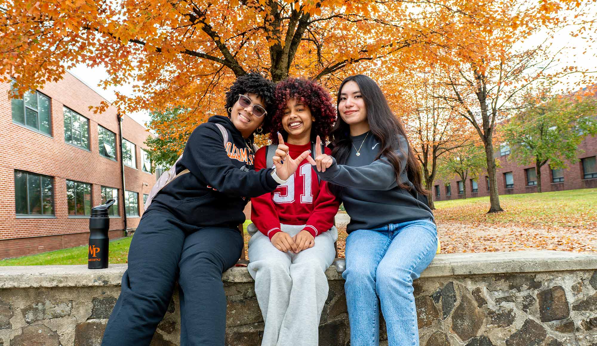 Students on campus